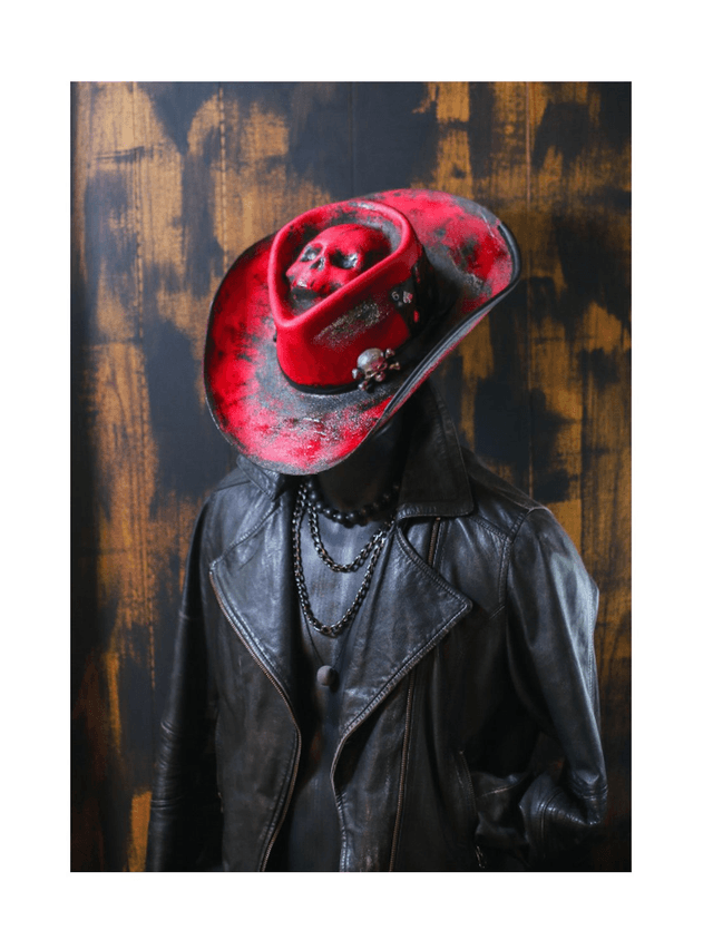 WAX Collection - NO BAD BOYS Fire Cowboy Edition - Alien skull emboss - Chapolala