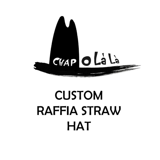 CUSTOM RAFFIA STRAW  HAT